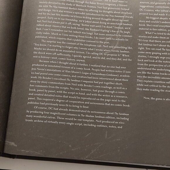 THE ANNOTATED SANDMAN VOL 1 ISSUES 1-20 BLACK LABEL BY NEIL GAIMAN VERTIGO - Picture 15 of 16